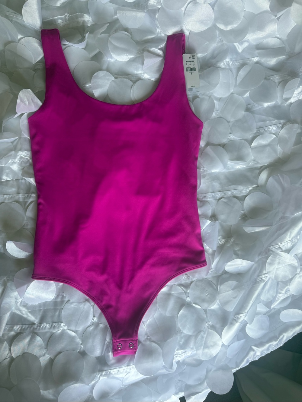 Express Bright Fuchsia One-Piece Bodysuit
